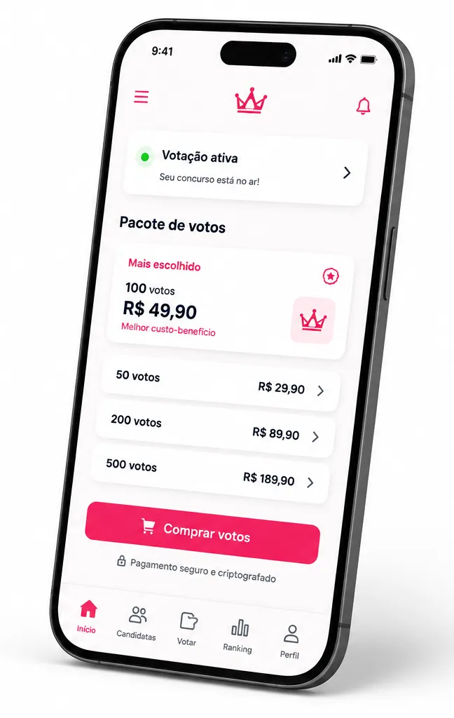 Votação pelo celular