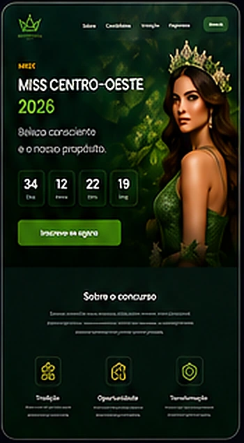 Página personalizada verde